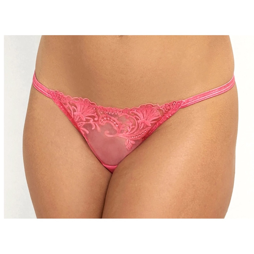 Bluebella Marseille Lace Thong 2XL Fandango Pink NWT